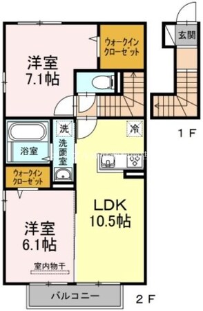 ルミエール　Ⅱの物件間取画像